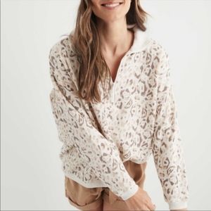 Aerie Good Vibes Quarter Zip Sweater